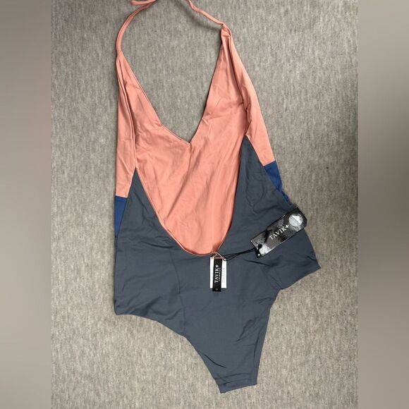 Tavik Chase Madewell Colorblock One Piece Women's Sm. Moderate Coverage Swimwear - Picture 5 of 8